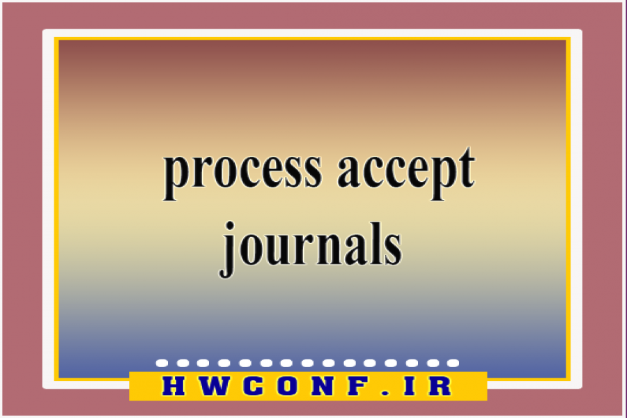 The application process for printing accepted articles in journals